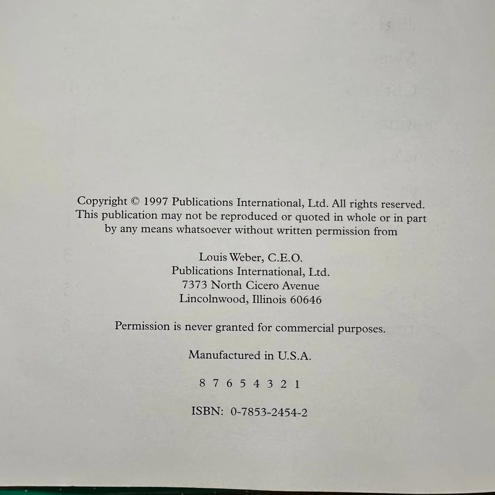 Publications International, Ltd. 1997 Christmas Book